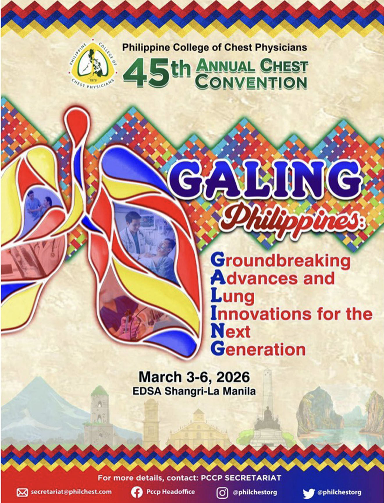 PCCP 45th ANNUAL CHEST CONVENTION